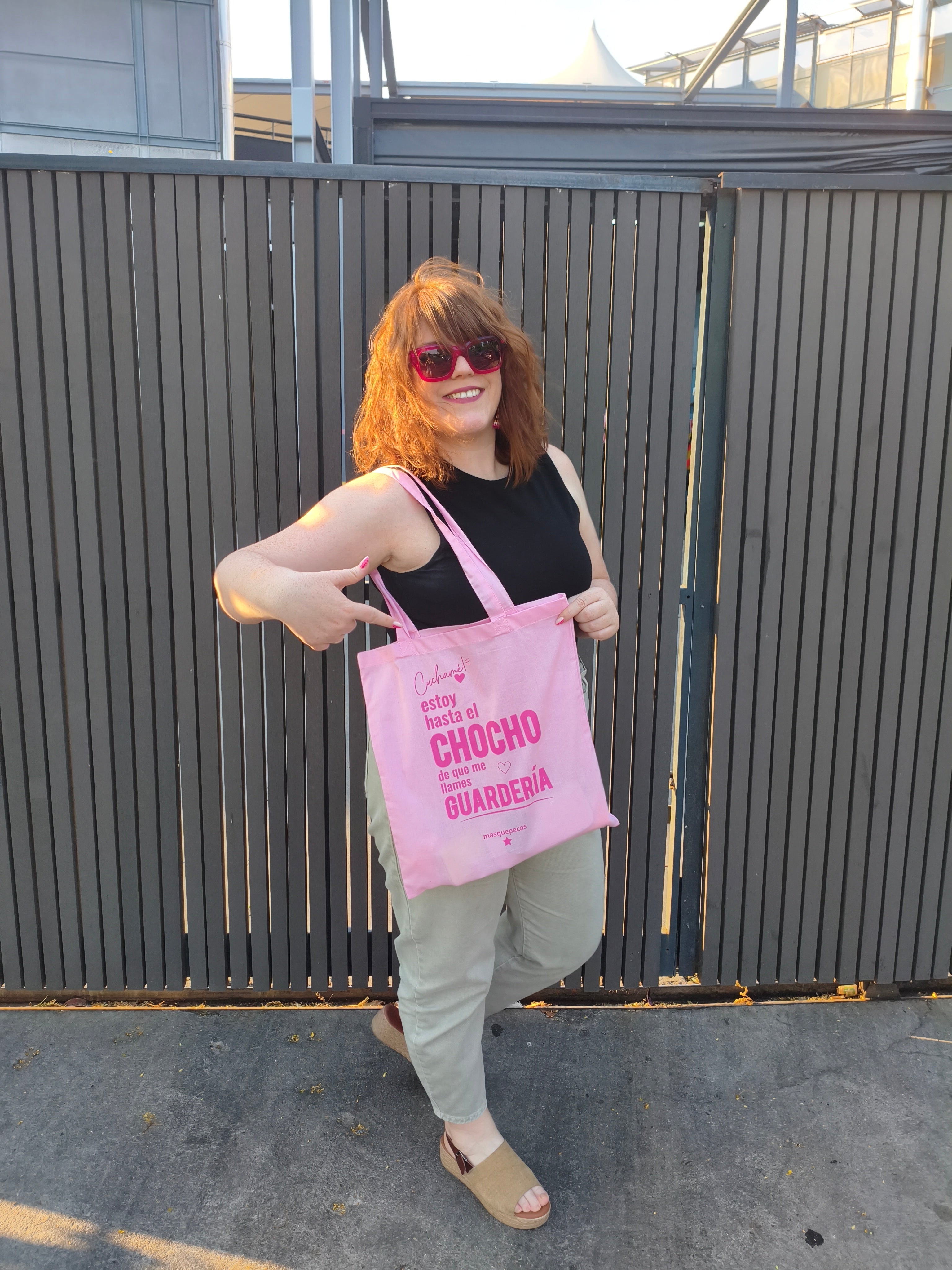 Tote Bag "Estoy hasta el chocho..."